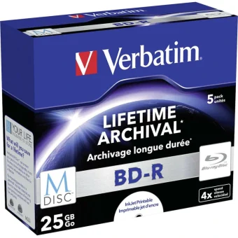 Verbatim Εγγράψιμα BD-R 4x 25GB 5τμχ 43823