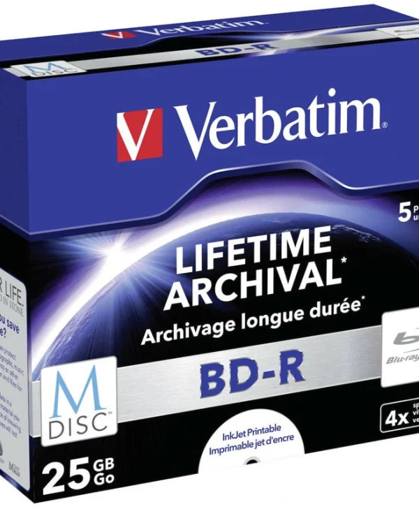 Verbatim Εγγράψιμα BD-R 4x 25GB 5τμχ 43823