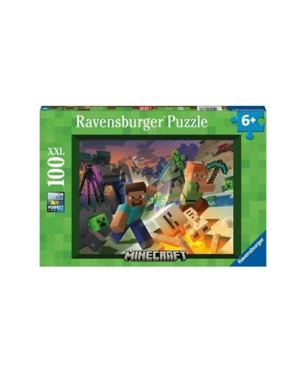 Παιδικό Puzzle Monster Minecraft για 6+ Ετών 100pcs Ravensburger 13333