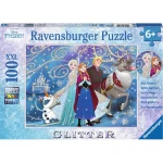 Παιδικό Puzzle Disney Frozen Glittery Snow XXL για 6+ Ετών 100pcs Ravensburger 13610 0