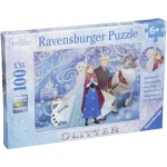Παιδικό Puzzle Disney Frozen Glittery Snow XXL για 6+ Ετών 100pcs Ravensburger 13610 0 - Image 4