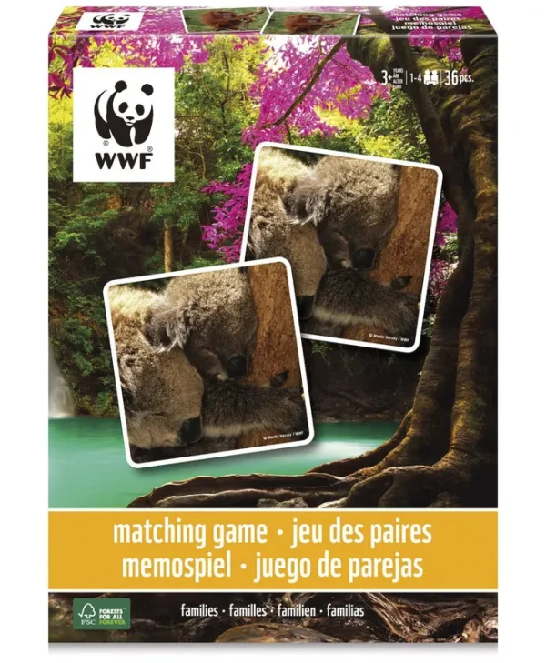 Επιτραπέζιο Παιχνίδι Memo Animal Families για 1-4 Παίκτες 3+ Ετών Ambassador 7230345