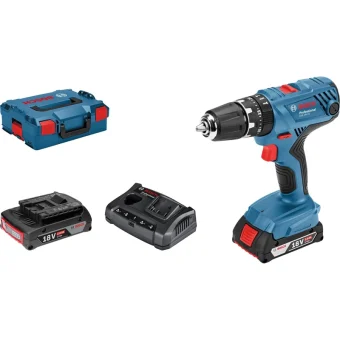 Bosch GSR 18V-21 Δραπανοκατσάβιδο Μπαταρίας 18V 2x2Ah 06019H1008