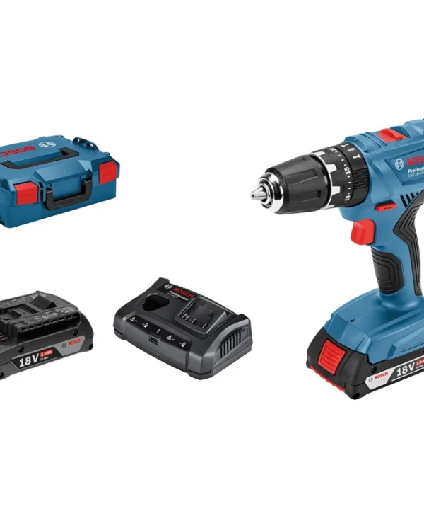 Bosch GSR 18V-21 Δραπανοκατσάβιδο Μπαταρίας 18V 2x2Ah 06019H1008