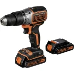 Black & Decker Κρουστικό Δραπανοκατσάβιδο Μπαταρίας Brushless 18V 2x1.5Ah BL188KB-QW - Image 2