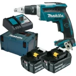 Makita Κατσαβίδι Γυψοσανίδας Μπαταρίας Solo Brushless 18V DFS452RTJ - Image 2