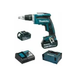 Makita Κατσαβίδι Γυψοσανίδας Μπαταρίας Solo Brushless 18V DFS452RTJ - Image 5