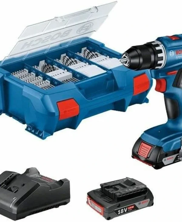 Bosch GSR 18V-45 Professional Δραπανοκατσάβιδο Μπαταρίας 18V 2x2Ah 06019K3205