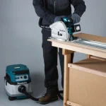 Makita Βυθιζόμενο Δισκοπρίονο 18V Solo με Ρύθμιση Ταχύτητας και με Σύστημα Αναρρόφησης DSP600Z - Image 7