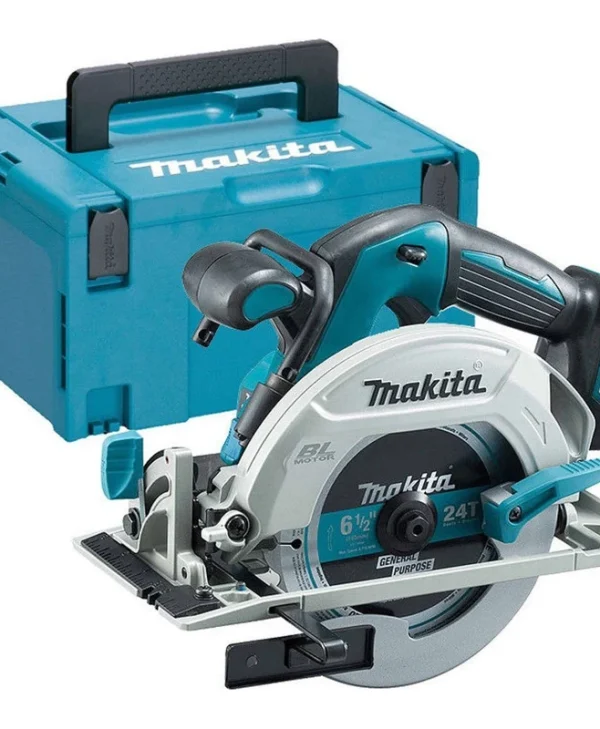 Makita Δισκοπρίονο Brushless 18V Solo με Ρύθμιση Ταχύτητας και με Σύστημα Αναρρόφησης DHS680ZJ