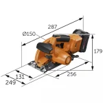 Fein Δισκοπρίονο 18V Solo 71360461000 - Image 3