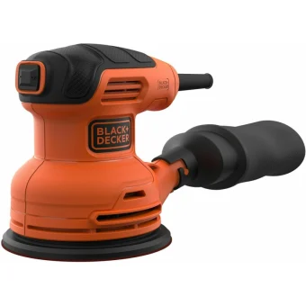 Black & Decker Έκκεντρο Τριβείο 125mm Ρεύματος 230W με Σύστημα Αναρρόφησης BEW210-QS