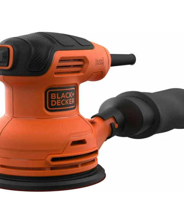 Black & Decker Έκκεντρο Τριβείο 125mm Ρεύματος 230W με Σύστημα Αναρρόφησης BEW210-QS