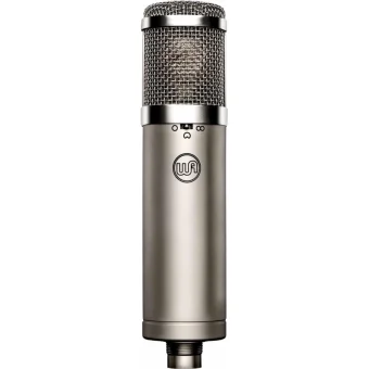 Warm Audio WA-47Jr Πυκνωτικό Μικρόφωνο XLR Shock Mounted για Φωνητικά σε Ασημί Χρώμα WA-47JR