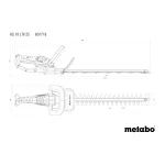 Metabo HS 18 LTX 55V Μπορντουροψάλιδο Μπαταρίας 18V με Μήκος Λάμας 55cm 601718500 - Image 5