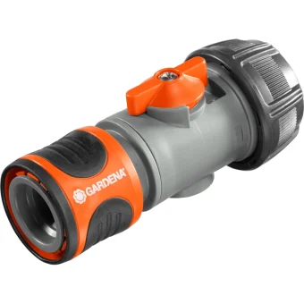 Gardena 02943-50 Ταχυσύνδεσμος με Διακόπτη 19mm Πορτοκαλί 00943-50