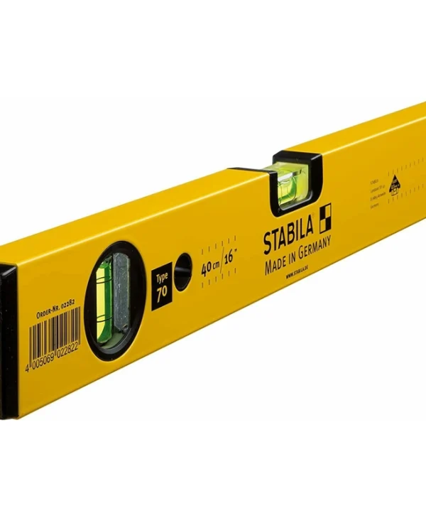 Stabila Type 70 Αλφάδι Αλουμινίου 40εκ. με 2 Μάτια 2282