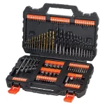 Black & Decker Σετ 109 σε Κασετίνα Τρυπάνια Τιτανίου με Κυλινδρικό Στέλεχος για Μέταλλο, Ξύλο και Δομικά Υλικά A7200-XJ - Image 4
