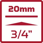 Gedore Καστάνια με Καρέ 1/2" 3300514 - Image 10