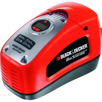 Black & Decker Τρόμπα Αυτοκινήτου 160PSI με Καλώδιο Αναπτήρα 12V ASI300-QS