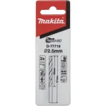 Makita Τρυπάνι HSS για Μέταλλο 2.5x57mm D-77718 - Image 2