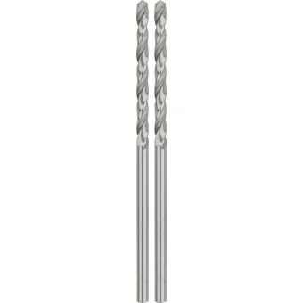 Bosch HSS-G Σετ 2 HSS-G Τρυπάνια με Κυλινδρικό Στέλεχος για Μέταλλο 2608585908