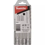 Makita Σετ 5 Τρυπάνια με SDS Plus Στέλεχος για Δομικά Υλικά και Ξύλο B-49052 - Image 3