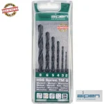 Alpen Drills Σετ HSS Sprint 2-8mm Σετ 6 Τρυπάνια HSS με Κυλινδρικό Στέλεχος για Μέταλλο 811122100