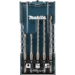 Makita Σετ 5 Τρυπάνια Καρβιδίου με SDS Plus Στέλεχος για Δομικά Υλικά E-15702 - Image 2