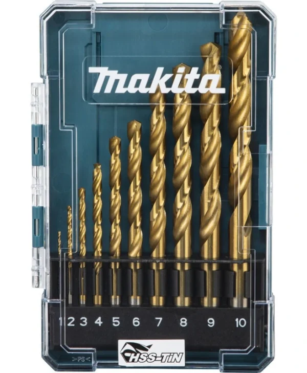 Makita Σετ 10 Τρυπάνια HSS με SDS Plus Στέλεχος για Μέταλλο, Ξύλο και Δομικά Υλικά D-72849