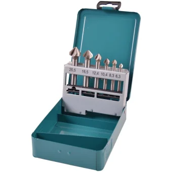 Makita Σετ 6 Τρυπάνια HSS για Μέταλλο D-42204