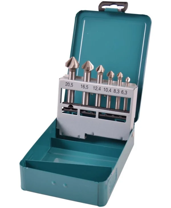 Makita Σετ 6 Τρυπάνια HSS για Μέταλλο D-42204