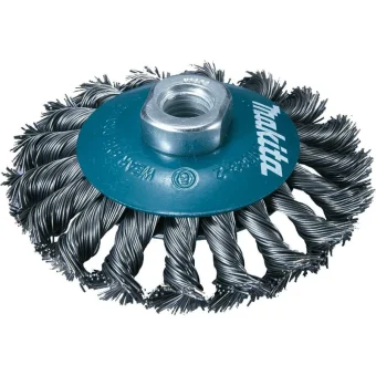 Makita D-39861 Συρματόβουρτσα Καμπάνα με Κοτσίδες για Γωνιακό Τροχό 100mm Μ14