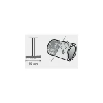 Dremel 428 Συρματόβουρτσα για Δράπανο 19mm από Ανθρακούχο Χάλυβα Σετ 2τμχ 26150428JA - Image 4