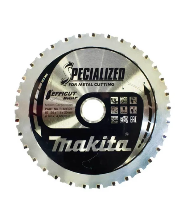 Makita Δίσκος Κοπής Μετάλλου με 33 Δόντια 150mm B-69325