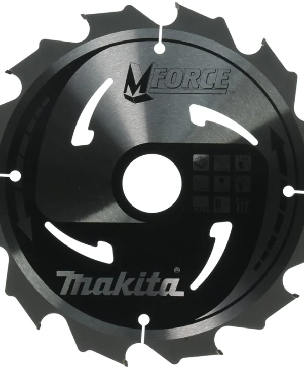 Makita Δίσκος Κοπής Ξύλου με 12 Δόντια 190mm B-31974