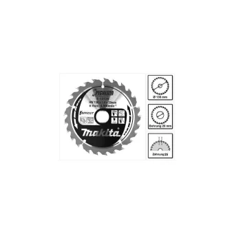Makita Δίσκος Κοπής Ξύλου 136mm E-12120