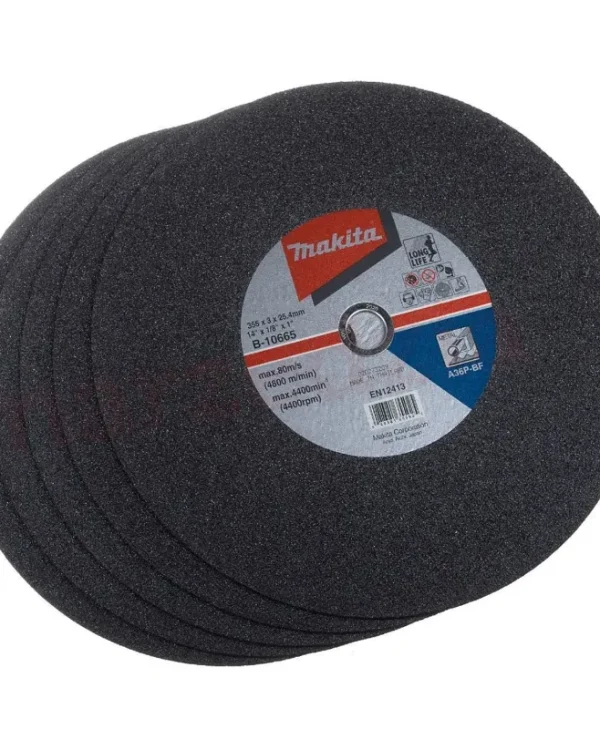 Makita Δίσκος Κοπής Μετάλλου 355mm 5τμχ B-10665-5