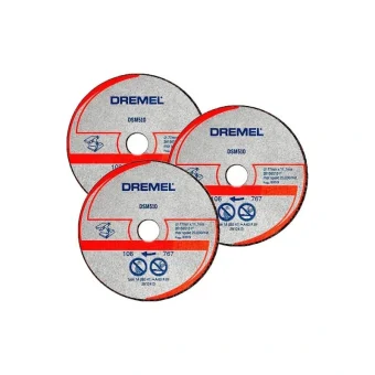 Dremel DSM510 Δίσκος Κοπής Μετάλλου Και Πλαστικού Δίσκος Κοπής Μετάλλου 77mm 3τμχ 2615S510JB