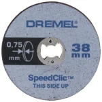 Dremel Ακριβείας EZ SpeedClic SC409 Δίσκος Κοπής Μετάλλου 38mm 5τμχ 2615S409JB - Image 3