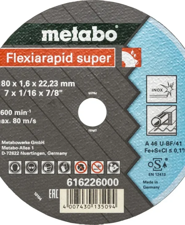 Metabo Δίσκος Κοπής Μετάλλου 150mm 616183000