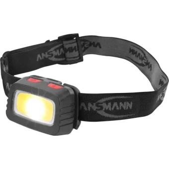 Ansmann Φακός Κεφαλής LED IPX4 Διπλής Λειτουργίας με Μέγιστη Φωτεινότητα 185lm 1600-0198