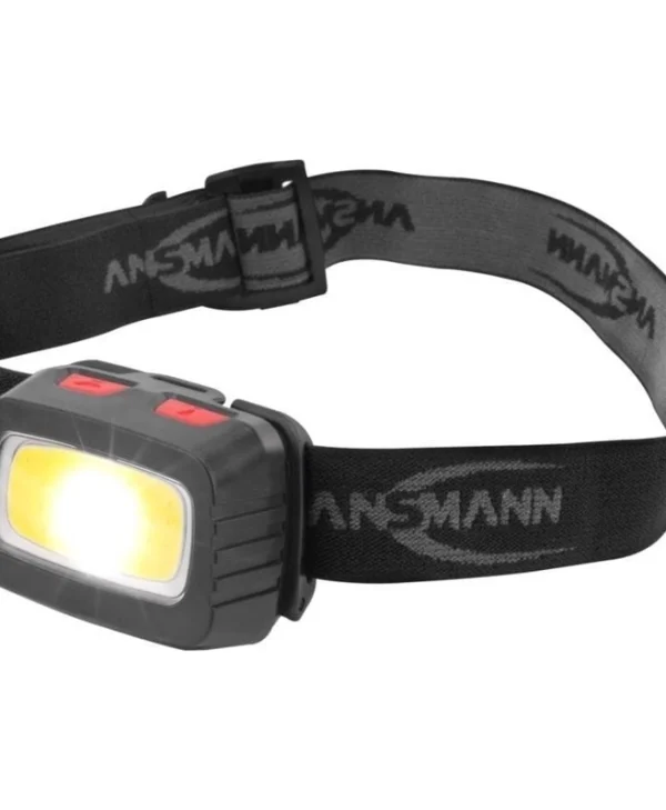 Ansmann Φακός Κεφαλής LED IPX4 Διπλής Λειτουργίας με Μέγιστη Φωτεινότητα 185lm 1600-0198