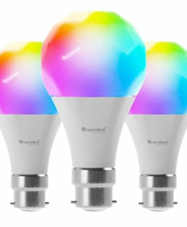 Nanoleaf Smart Λάμπες LED 9W για Ντουί B22 και Σχήμα A60 RGB 3τμχ NF080B02-3A19B