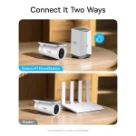 Baseus S0SW002130 IP Κάμερα Παρακολούθησης Wi-Fi Full HD+ 4MP Αδιάβροχη Μπαταρίας με Αμφίδρομη Επικοινωνία BASEUS-SECURITY-S1-OUTDOOR-2K-W - Image 6