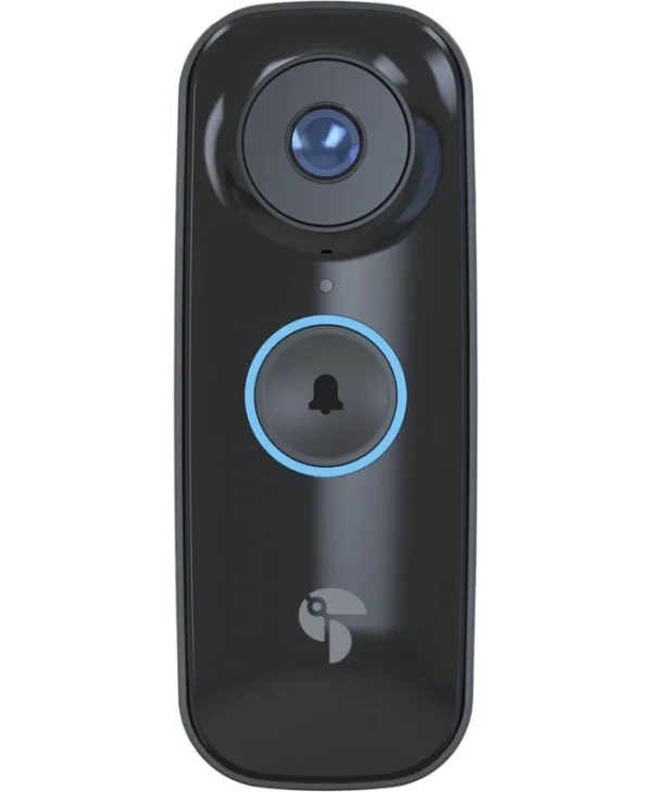 Toucan Ασύρματο Κουδούνι Πόρτας Wi-Fi Συμβατό με Alexa και Apple HomeKit Μαύρο TVDP05GR-ML