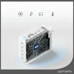 4Smarts Φορτιστής Χωρίς Καλώδιο GaN με 4 Θύρες USB-C 200W Λευκός (545200) - Image 7