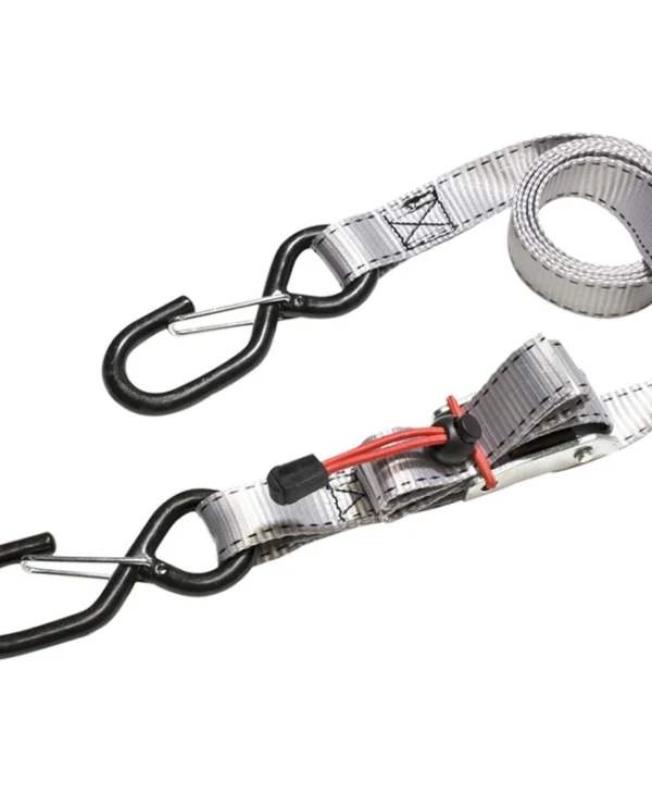 Master Lock Ιμάντας Αποσκευών Αυτοκινήτου 180cm Γκρι 2τμχ 3113EURDAT