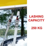Master Lock Ιμάντας Αποσκευών Αυτοκινήτου 180cm Γκρι 2τμχ 3113EURDAT - Image 2