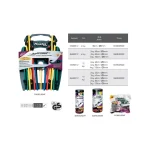Master Lock Χταπόδι Αποσκευών Αυτοκινήτου 100cm 2 Άκρων 60/80/100cm Γκρι 12τμχ 3107EURDAT - Image 6